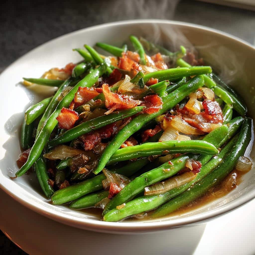 Healthy Quick Southern Crockpot Green Beans - detail 1