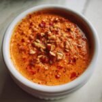 Healthy Roasted Red Pepper Walnut Dip