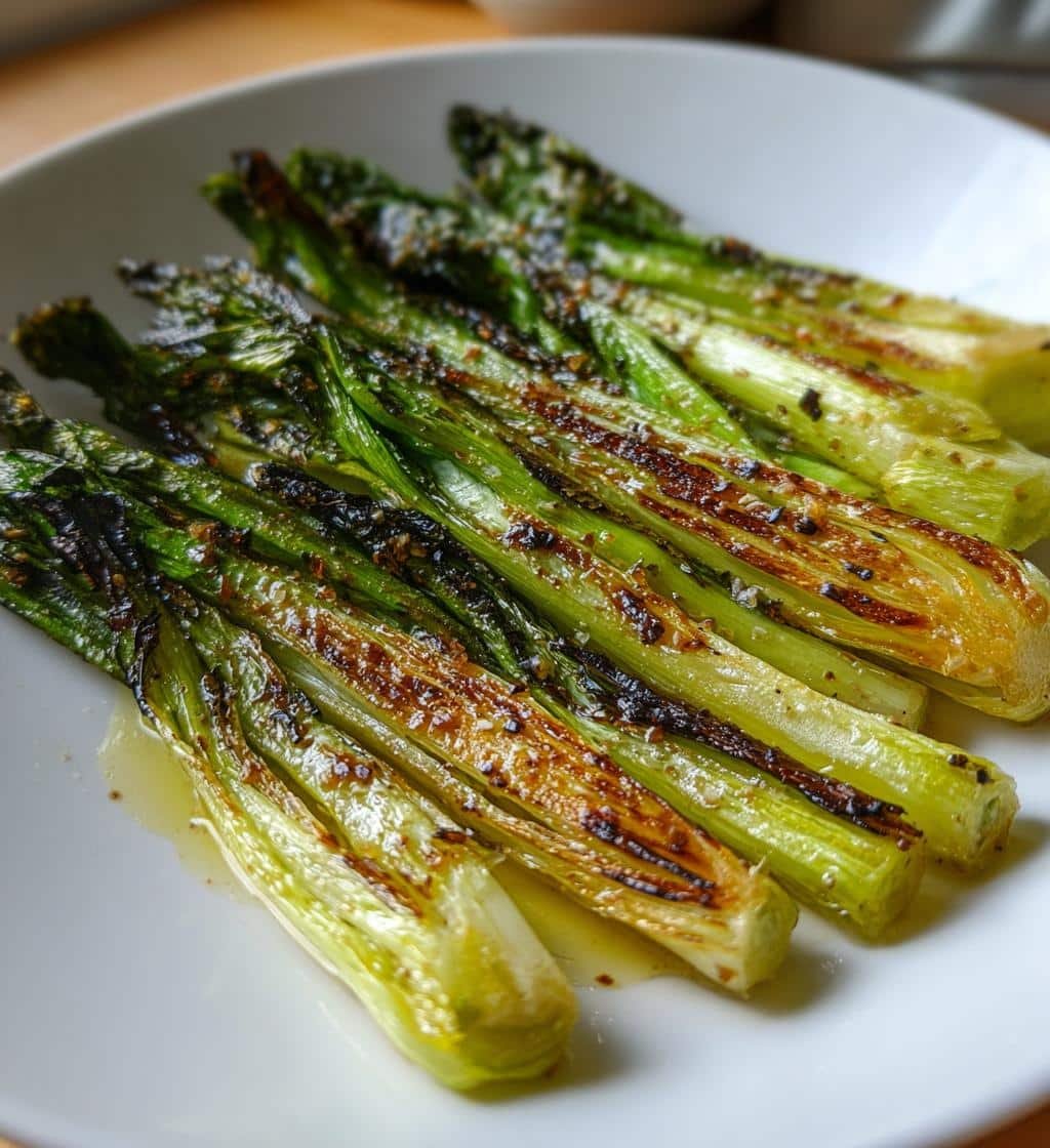 Healthy Roasted Spring Onions - detail 1