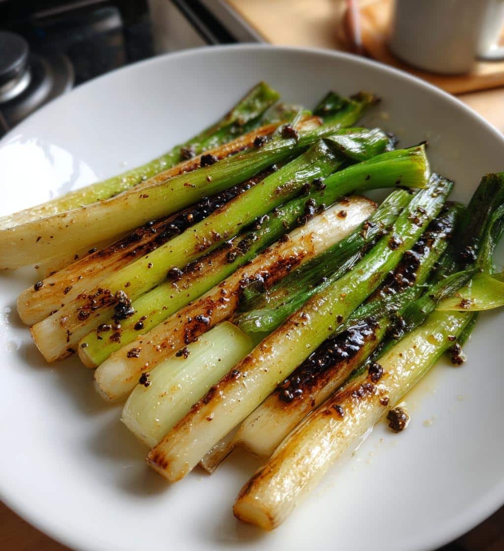 Healthy Roasted Spring Onions