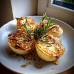 Healthy Rosemary and Garlic Roasted Onions