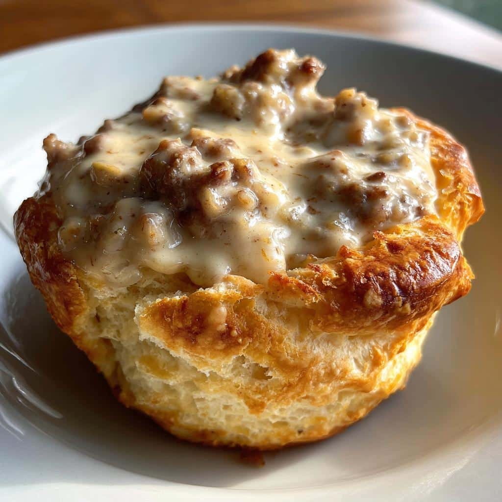 Healthy Sausage Gravy Biscuit Bomb - detail 1