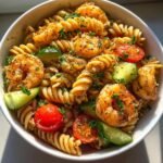 Healthy Seafood Pasta Salad