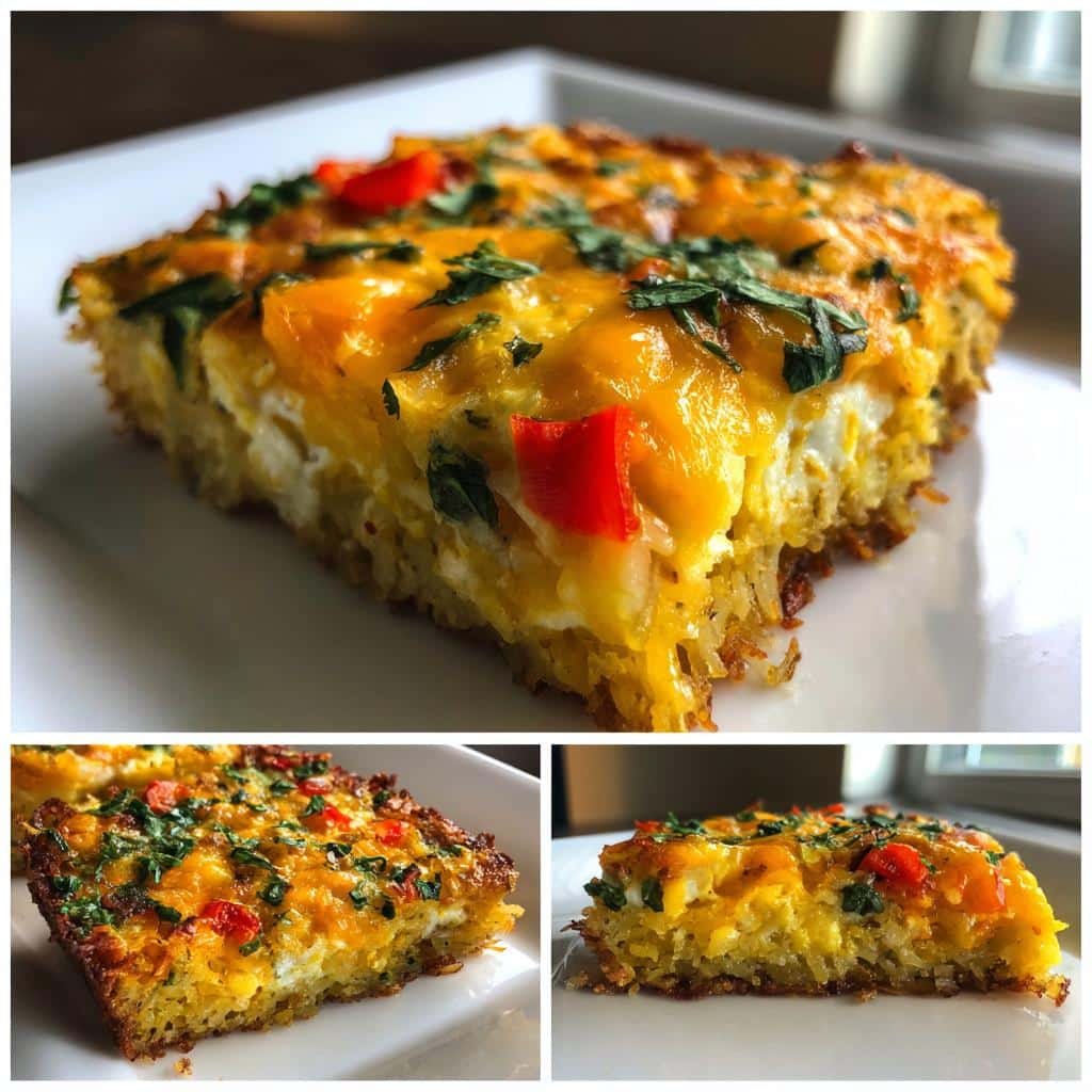 Healthy Sheet Pan Breakfast Casserole (Hash Brown Base) - detail 1