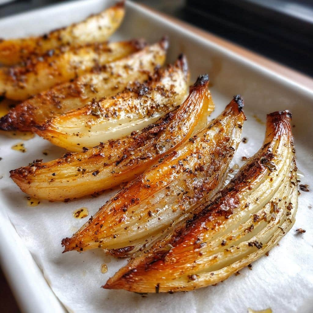 Healthy Sheet Pan Roasted Onion Wedges (30 Minutes)