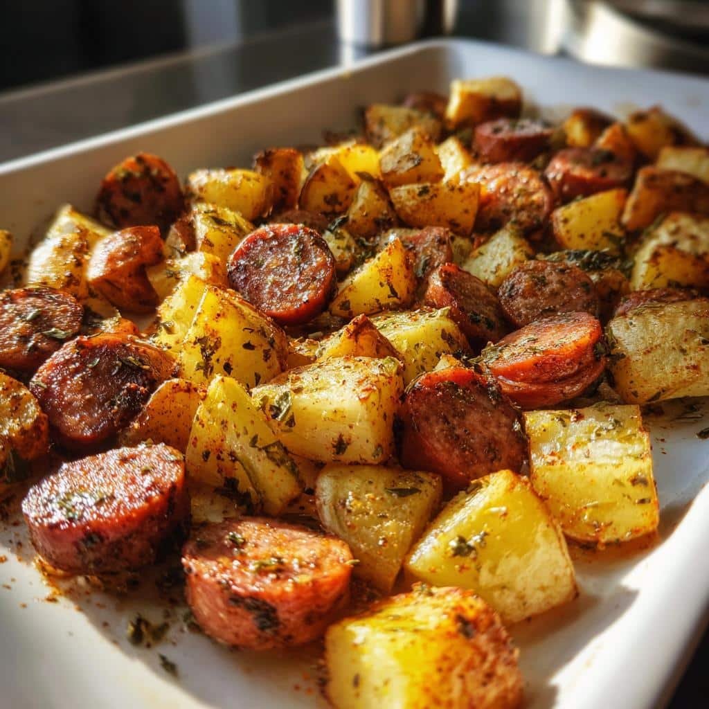 Healthy Sheet Pan Turkey Sausage & Potatoes - detail 1
