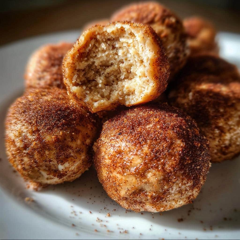 Healthy Snickerdoodle Protein Balls