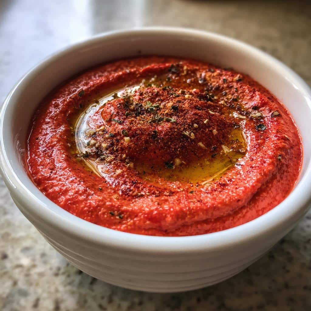 Smoky Healthy Spanish Roasted Pepper Dip in 25 Minutes 4 Healthy Spanish Roasted Pepper Dip - detail 1