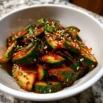 Healthy Spicy Korean Cucumber Salad