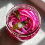 Healthy Sweet and Tangy Pickled Onions (Vinegar & Honey)