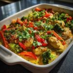 Healthy Thai Coconut Curry Chicken Casserole
