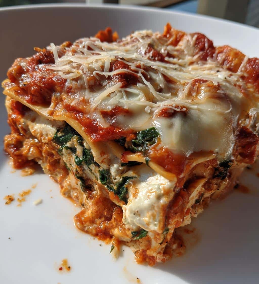 Healthy Tofu Ricotta Lasagna (Nut-Free Vegan)