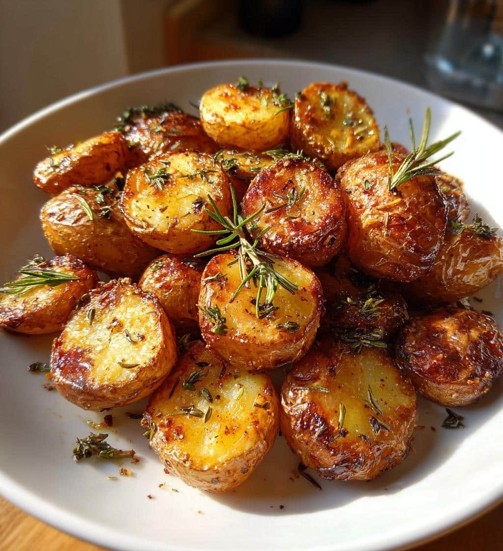 Healthy Truffle Oil Herb Roasted Potatoes - detail 1