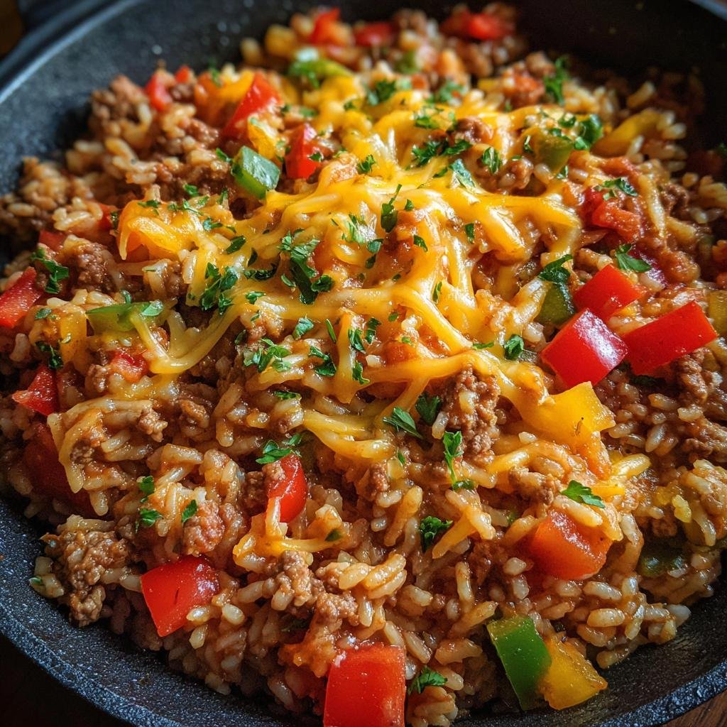 Healthy Unstuffed Pepper Skillet
