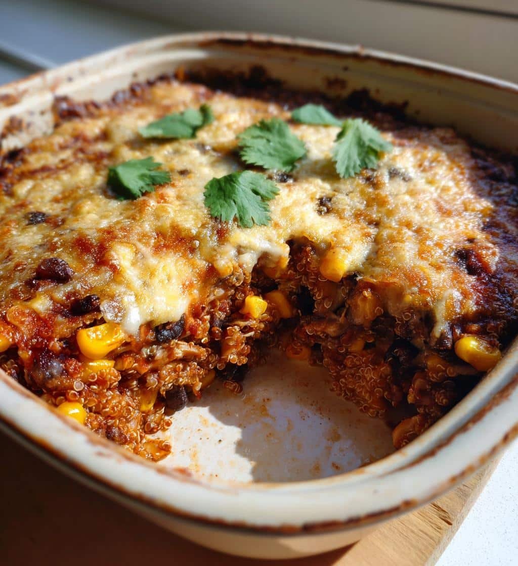 Healthy Vegan BBQ Pulled Mushroom Casserole - detail 1