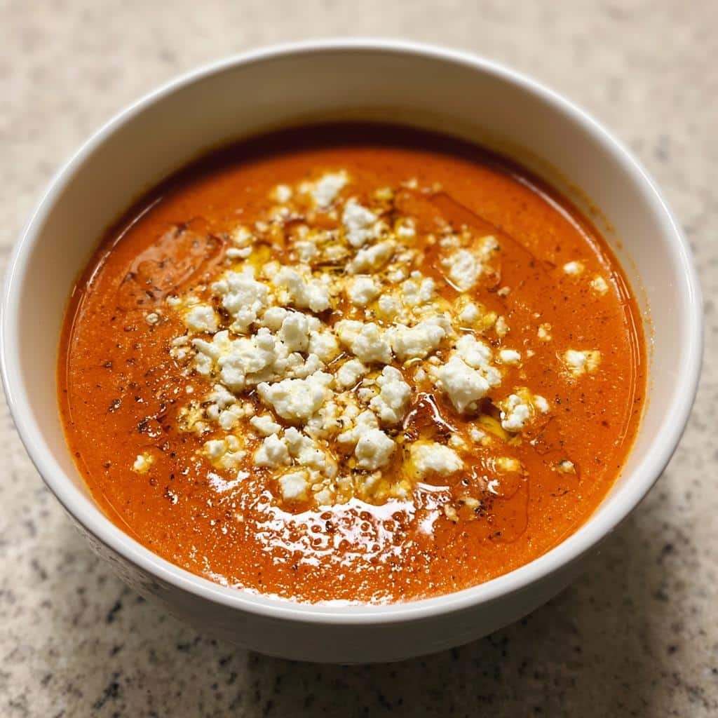 Healthy Viral Feta Roasted Tomato Soup in 30 Minutes 4 Healthy Viral Feta Roasted Tomato Soup - detail 1
