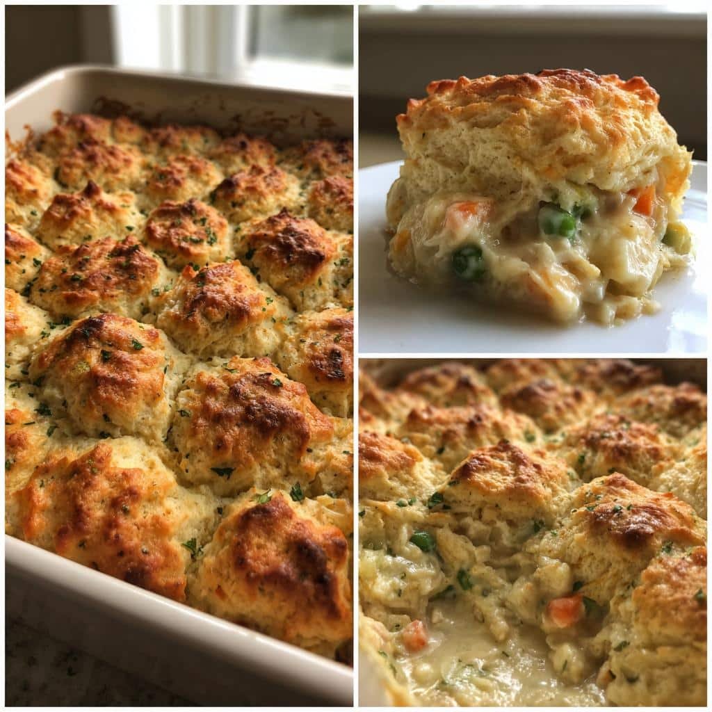 45-Minute Healthy Cheddar Bay Biscuit Chicken Pot Pie Magic 4 Healthy cheddar Bay Biscuit Chicken Pot Pie - detail 1