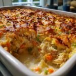 Healthy chicken and stuffing casserole