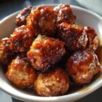 Honey BBQ Crockpot Meatballs