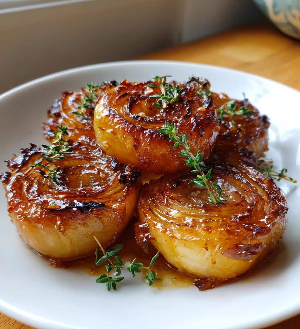 Honey Garlic Roasted Onions - detail 1