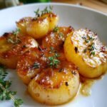 Honey Garlic Roasted Onions