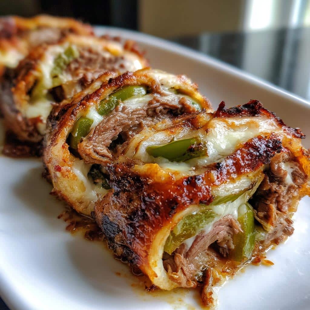 Keto Philly Cheesesteak Roll Ups - detail 1