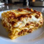 Lasagna with Ricotta & Egg Mixture (Fluffy)