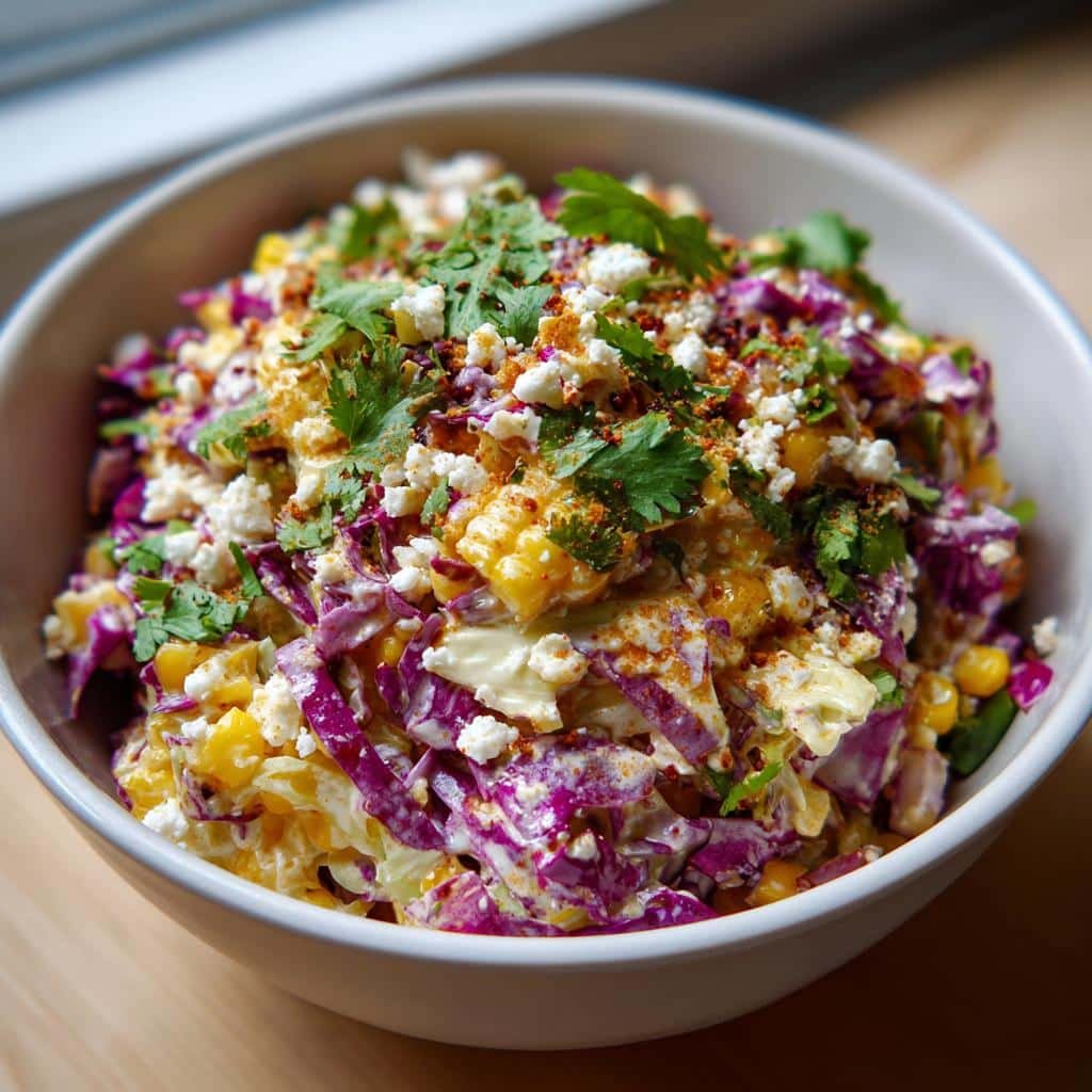 Mexican Street Corn Coleslaw - detail 1