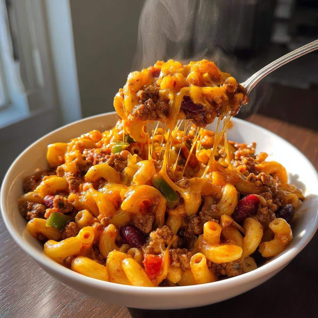 30-Minute One Pot Chili Mac The Ultimate Comfort Food 4 One Pot Chili Mac - detail 1