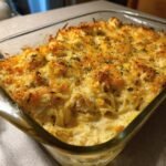 Oven-Baked Creamy Chicken Spaghetti Casserole