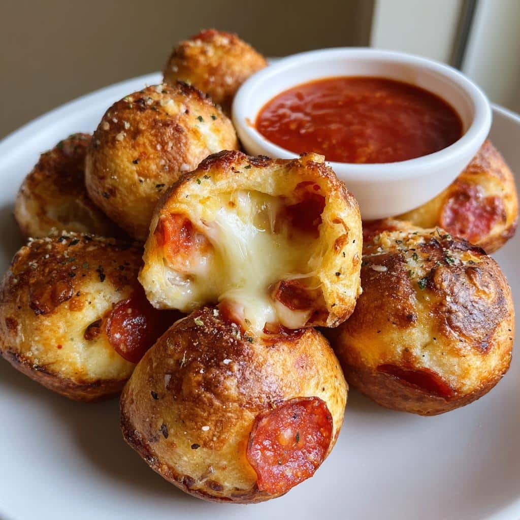 Pepperoni Pizza Bombs