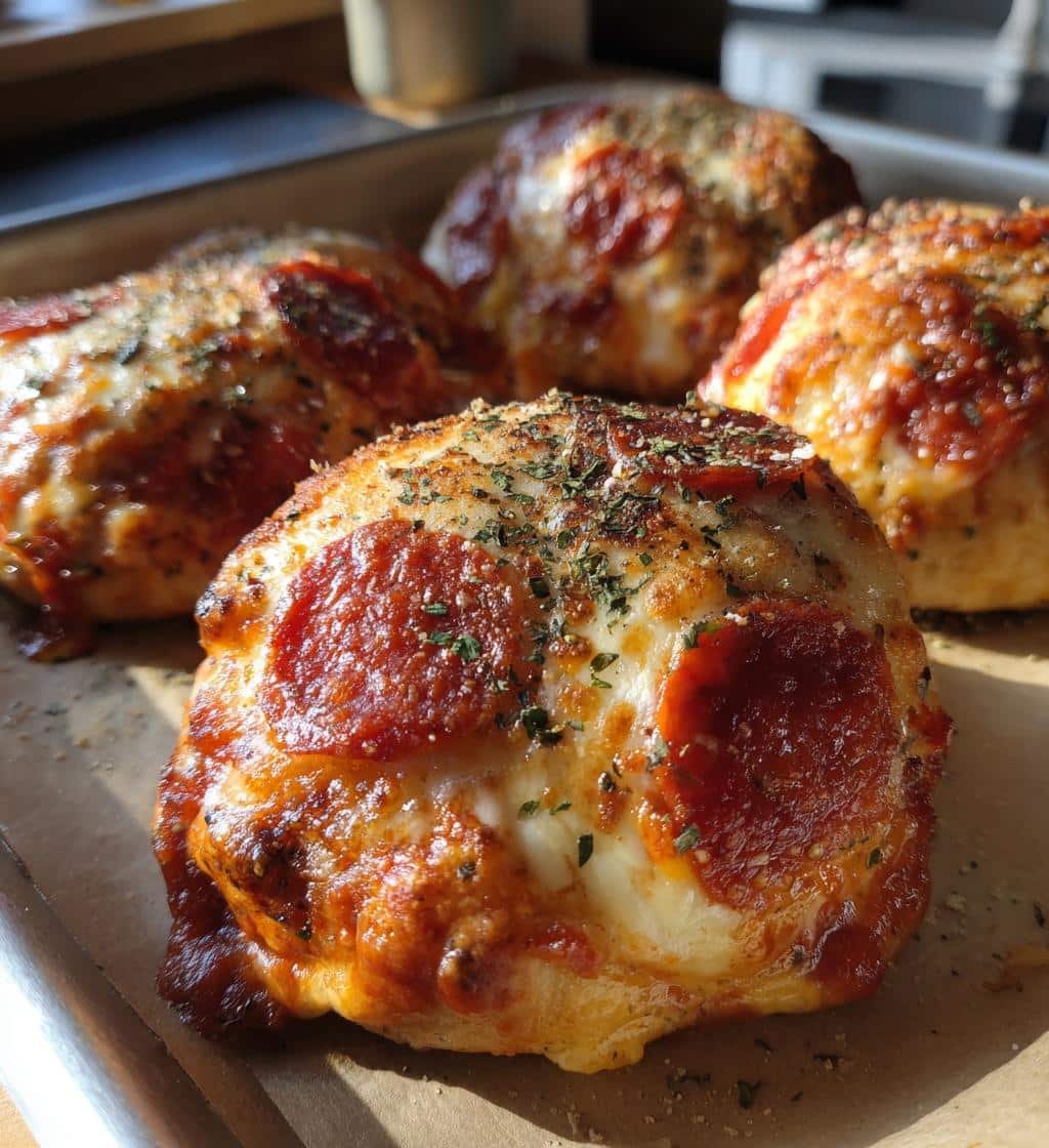 QUICK Cheesy pepperoni Pizza Bombs - detail 1