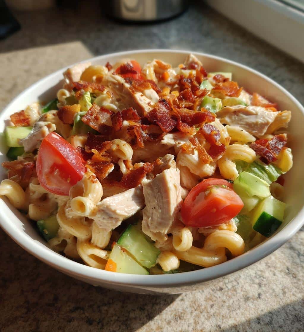 Quick Club Sandwich Pasta Salad - detail 1