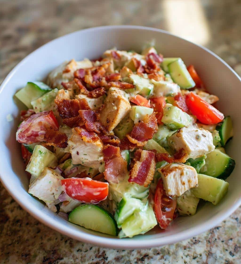 Quick Club Sandwich Pasta Salad