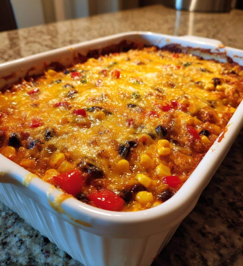 Quick Healthy Pepper Casserole