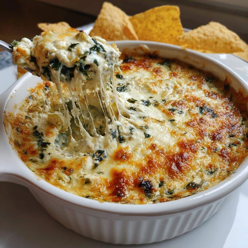 Spinach Artichoke Dip - detail 1
