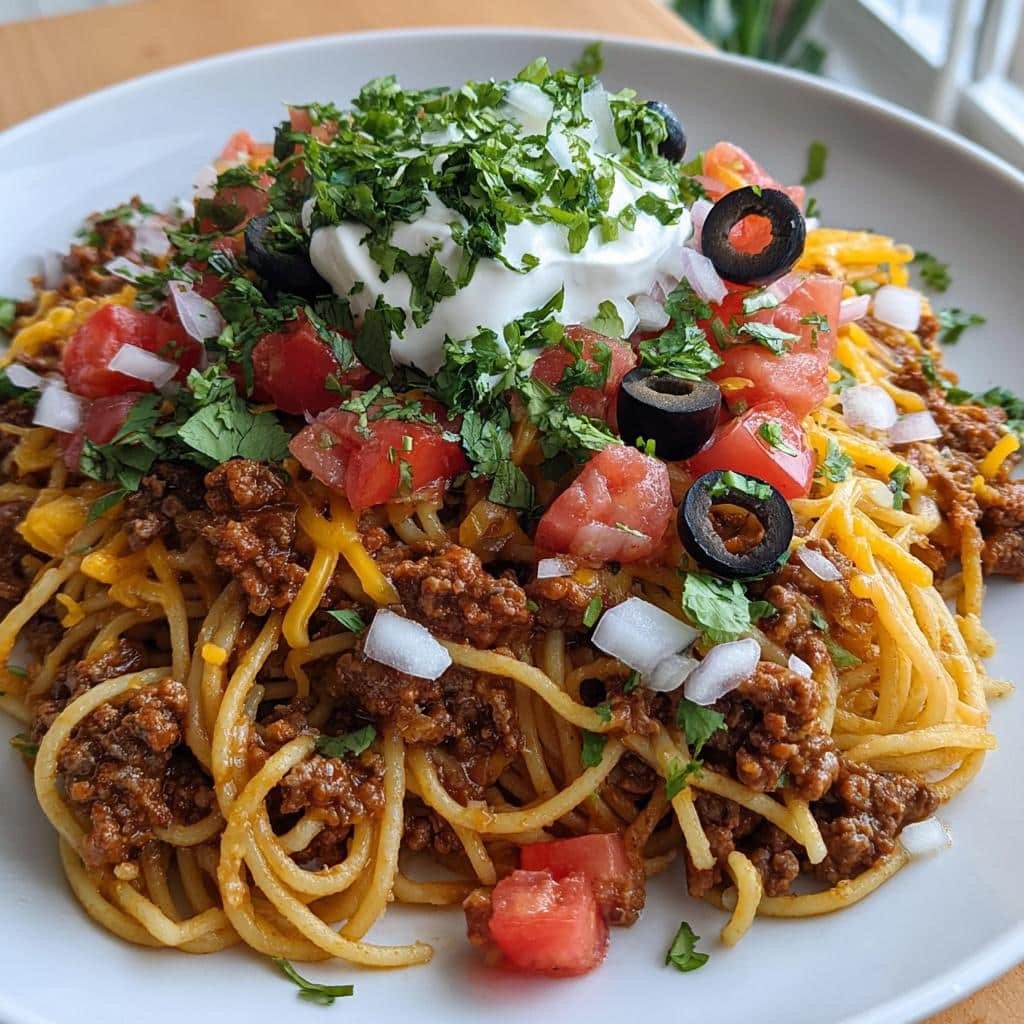 Taco Spaghetti