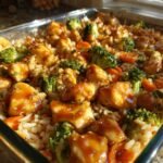 Teriyaki Chicken and Rice Casserole