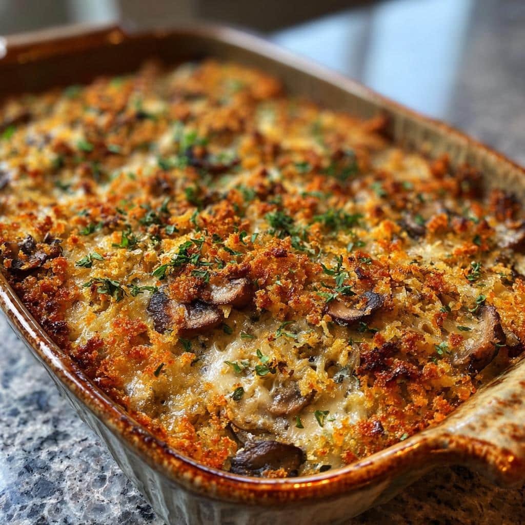Wild Rice Mushroom Casserole - detail 1