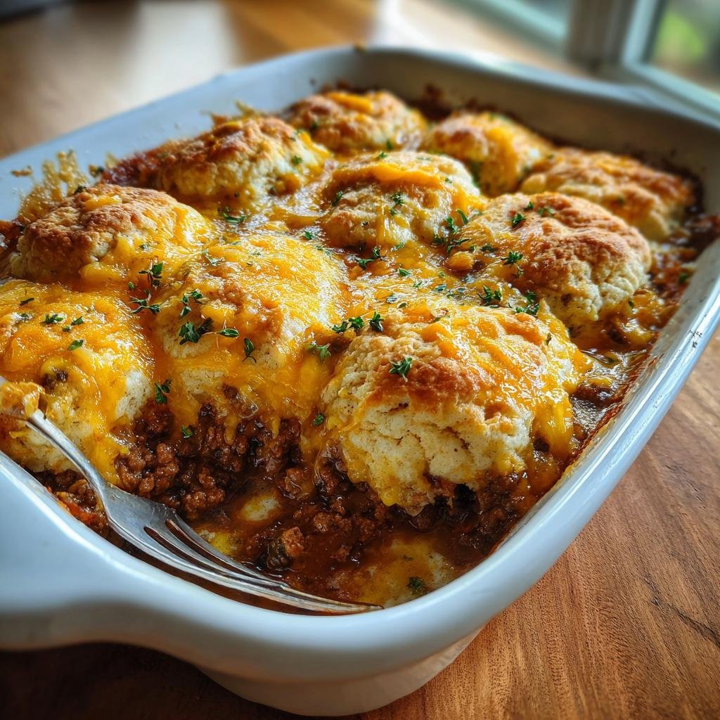 cowboy biscuit casserole - detail 1