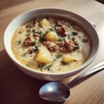 crockpot creamy italian sausage potato soup