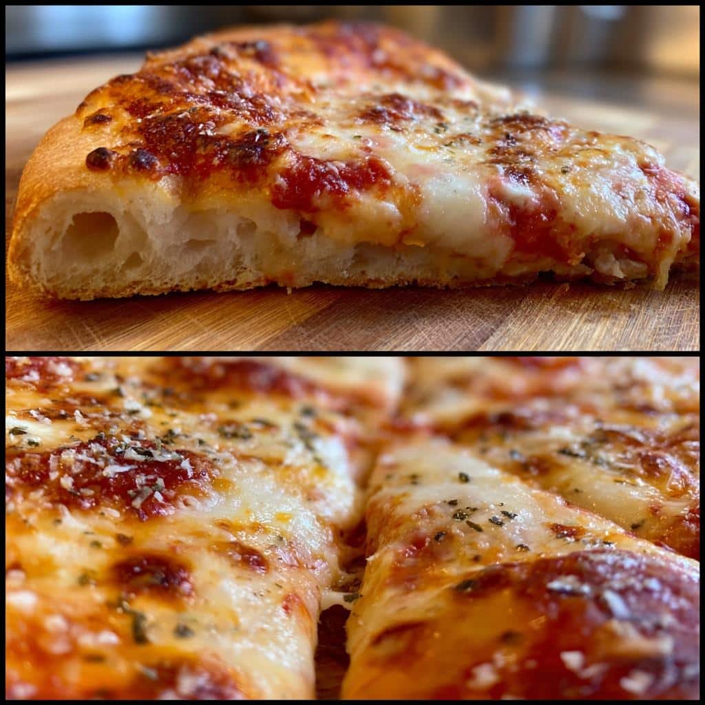 old school cafeteria lunch pizza - detail 1