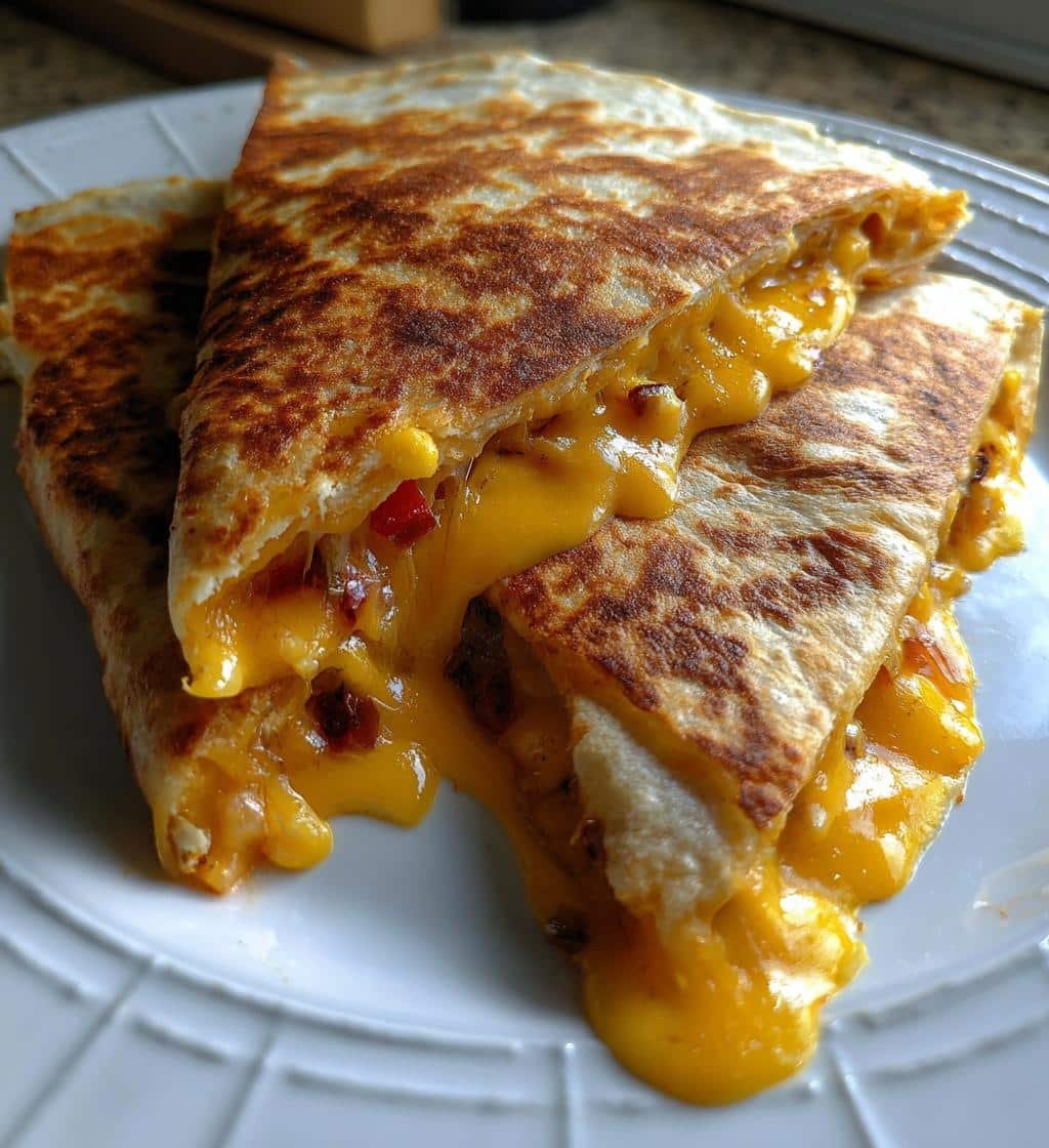 8-Minute Cheesy Quesadilla Recipe - detail 1