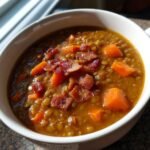 Bacon & Lentil Smoky Soup