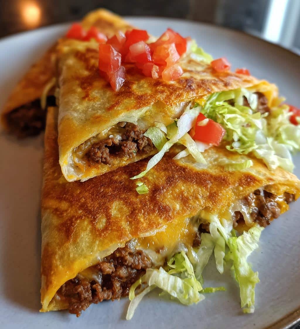 Beef and Cheese Crunch Wrap - detail 1