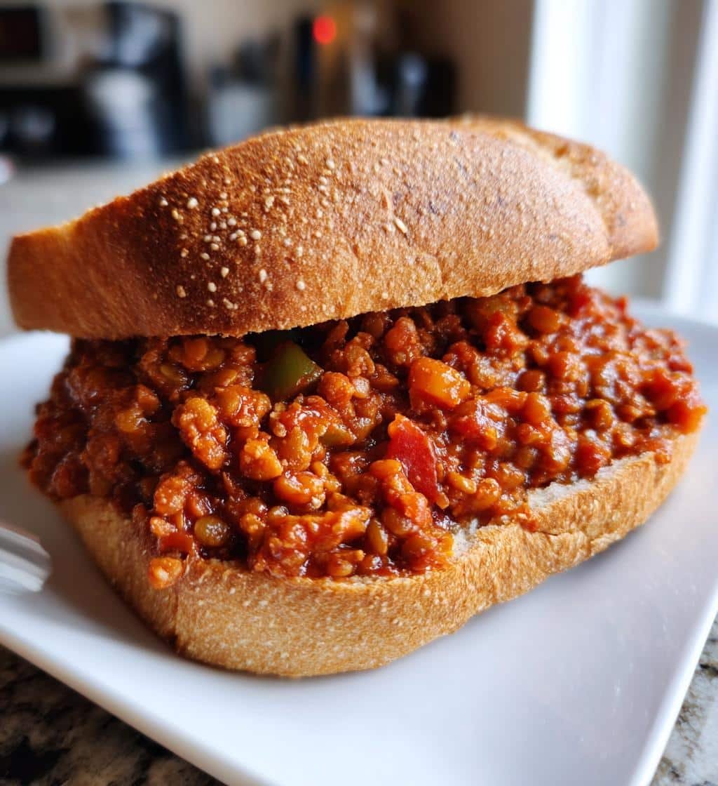 CHealthy rockpot Lentil Sloppy Joes