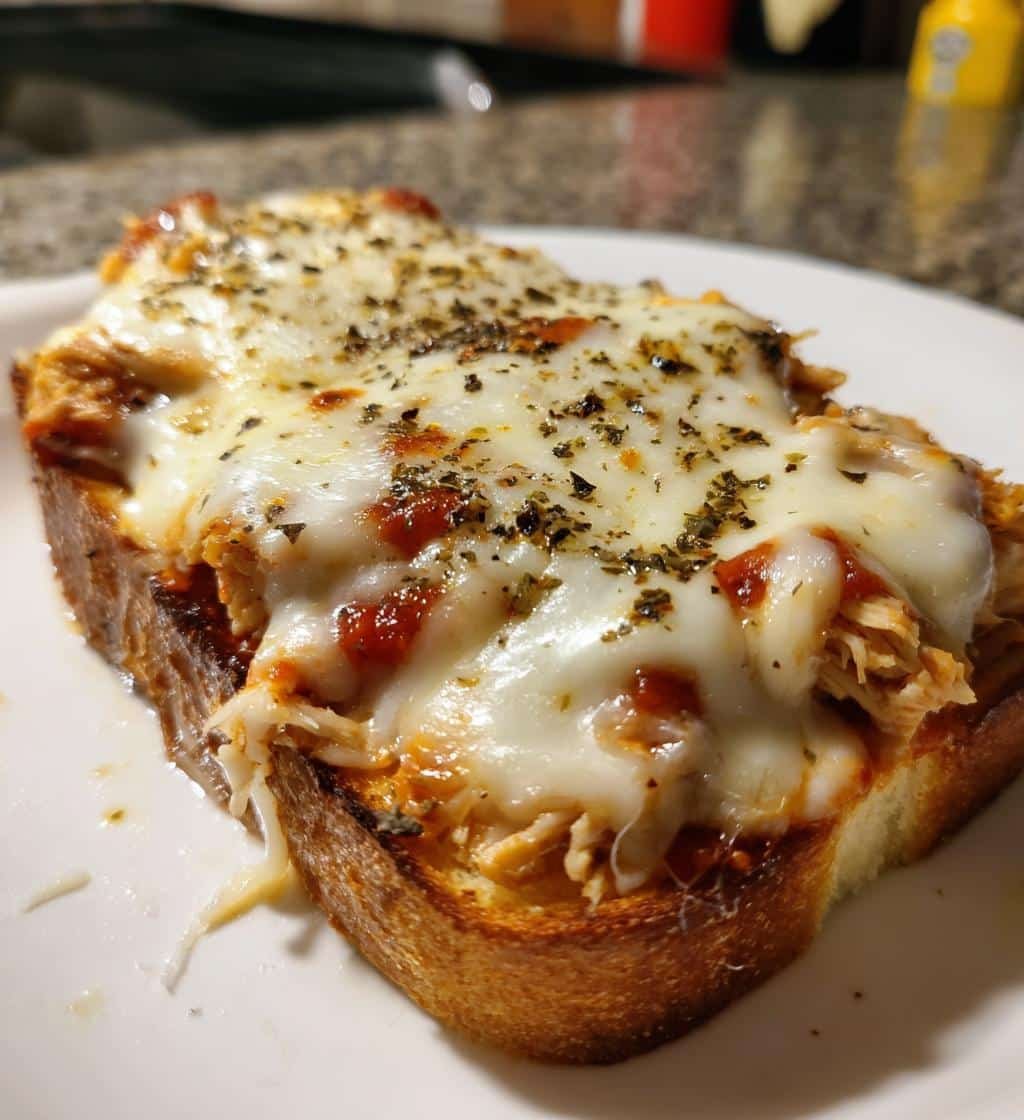 Cheesy Chicken Garlic Parm Toast - detail 1