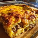Cheesy Hamburger Potato Casserole