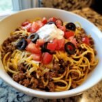 Cheesy Taco Spaghetti