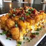 Chicken Bacon Ranch Tater Tot Casserole